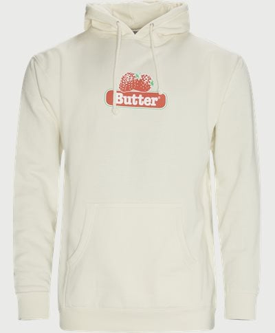 Butter Goods Sweatshirts BERRY PULLOVER Hvid